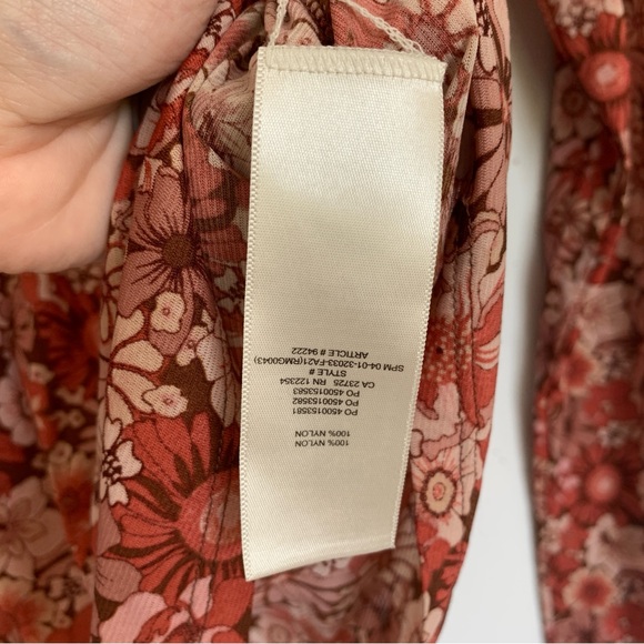 WILFRED FLORAL LONG SLEEVED TOP - Picture 5 of 7